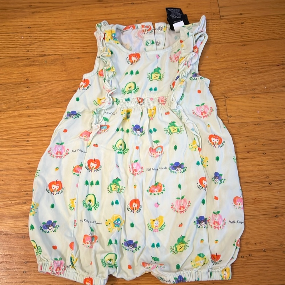 NWOT Sanrio Hello Kitty and Friends One Piece Size 12 Months!